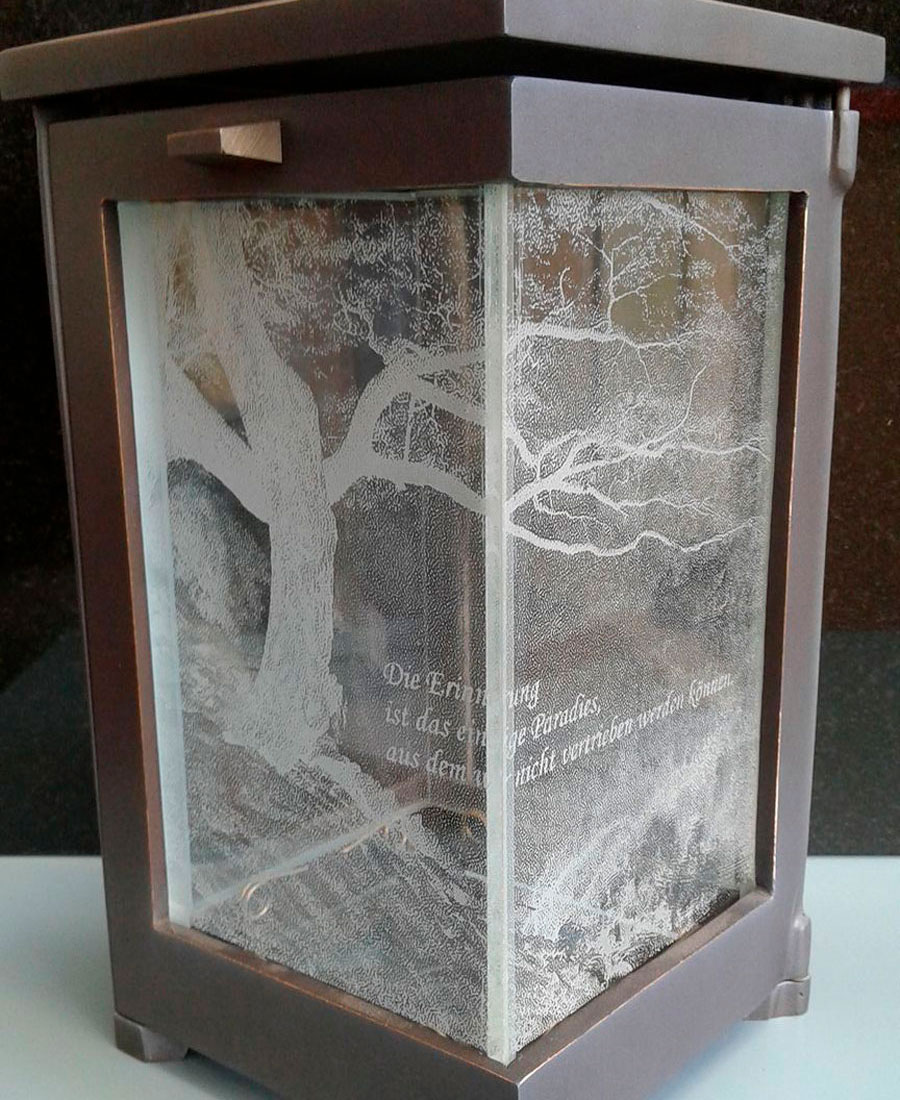 Sandcrafted – sandgestrahltes Glas