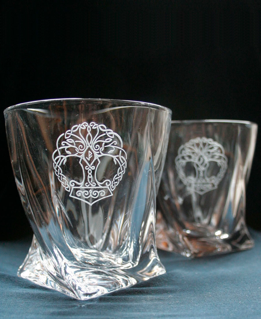 Sandcrafted – sandgestrahltes Glas