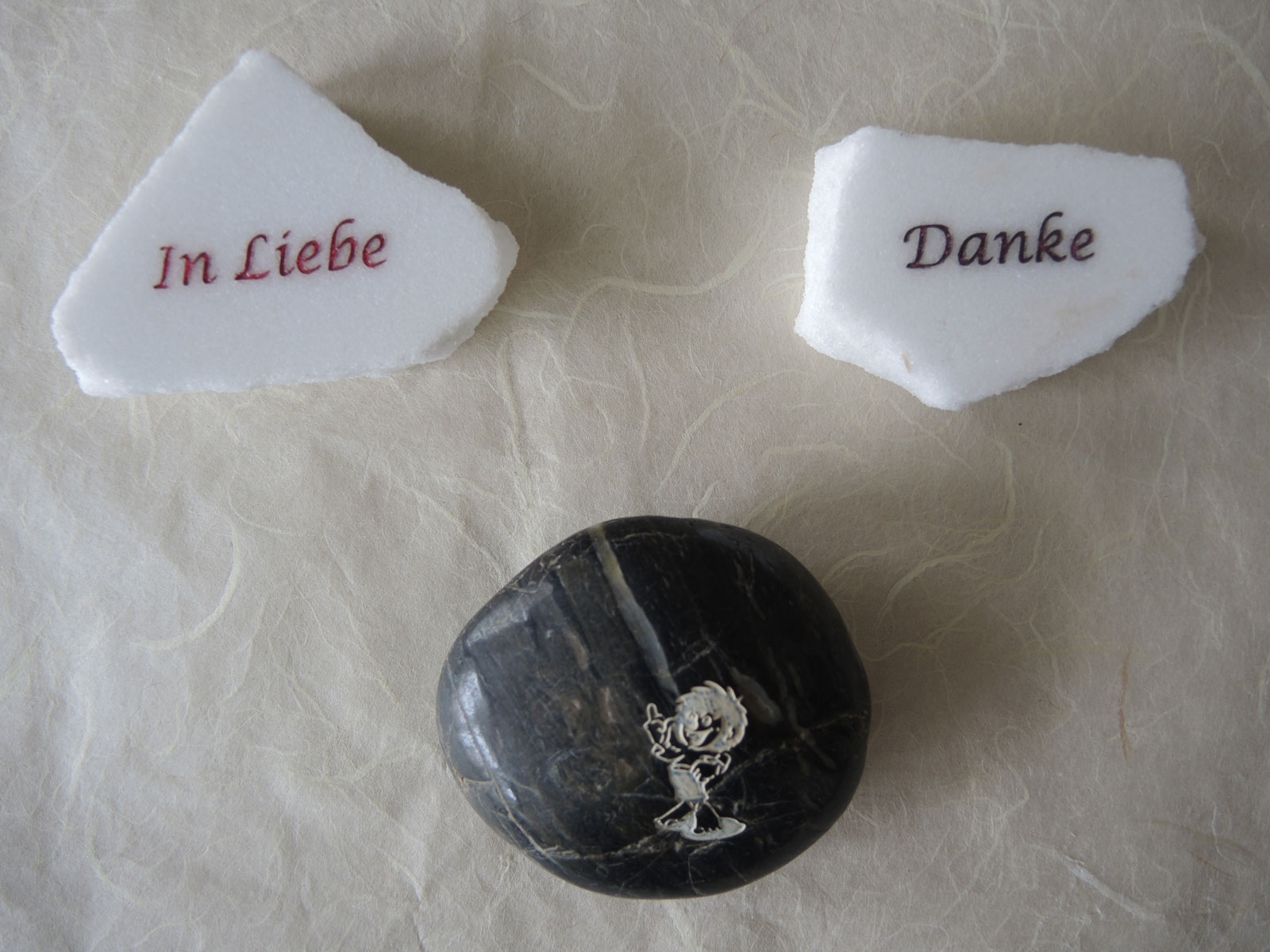 Sandcrafted – sandgestrahlter Stein
