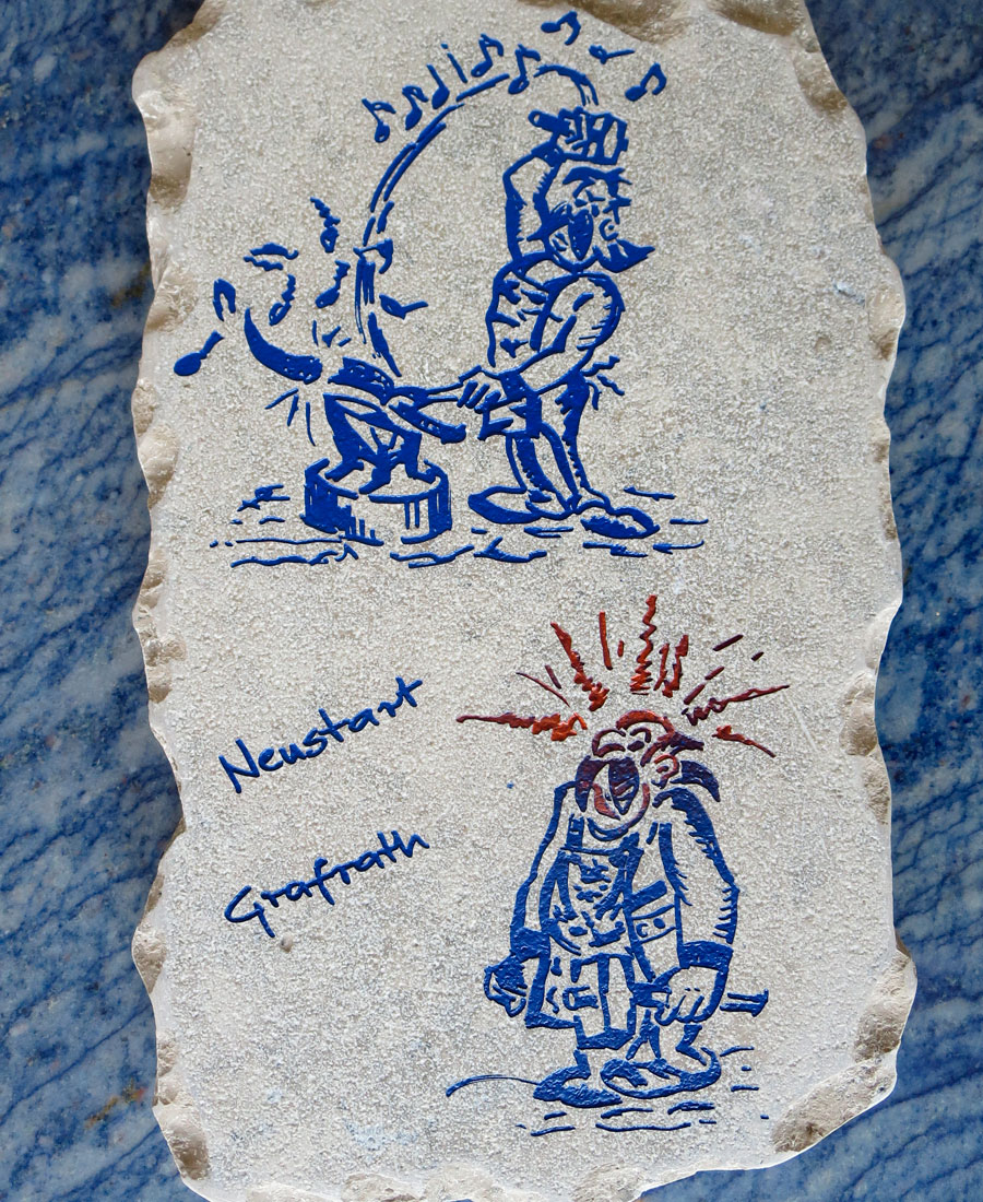 Sandcrafted – sandgestrahlter Stein